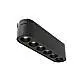 Base Di Illuminazione Binario Moderno Points Alluminio Nero Luce Calda 6W
