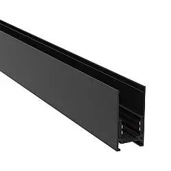 Binario Moderno Busbar Trunkings Exility Alluminio Nero 1M