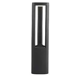 Paletto Da Esterno Moderno Michigan Alluminio Grigio Policarbonato Led 7W 4000K