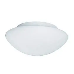 Plafoniera Contemporanea Tokio Acciaio Bianco Vetro 1 Luce E27