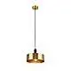Sospensione Contemporanea Knox Acciaio Nero Oro 1 Luce E27