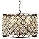 Lampadario Contemporaneo Marchesa Acciaio Rame Vetro 3 Luci E14 D38Cm