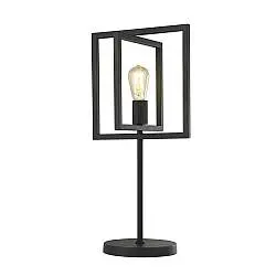 Lampada Da Scrivania-Ufficio Industrial-Nordico Plaza Acciaio Nero 1 Luce E27