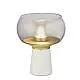 Abatjour Contemporaneo Calice Acciaio Bianco Ottone 1 Luce E27