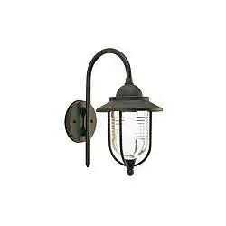 Applique Picc In Basso Esterno Porto Alluminio Termoplastica Ruggine 1 Luce E27