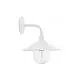 Applique Da Esterno Contemporanea Spectre Alluminio E Vetro Bianco 1 Luce E27