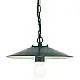 Sospensione Piccola Da Esterno Contemporanea Antique Alluminio Grigio 1 Luce E27