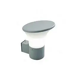 Applique Da Esterno Moderna Belen Alluminio E Termoplastica Grigio 1 Luce E27