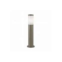 Palo Basso Moderno Panama Alluminio Tortora 1 Luce E27 300Cm
