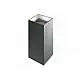 Applique Da Esterno Moderna Tower Alluminio E Vetro Grafite Led 6,6W 3000K