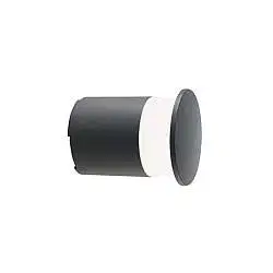 Applique Contemporanea Kep Alluminio Antracite 1 Luce Led 9W 3000K