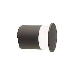 Applique Contemporanea Kep Alluminio Caffè 1 Luce Led 9W 3000K