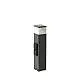Paletto Basso Moderno Diamond Con Prese Alluminio Grafite 12W Led 3000K