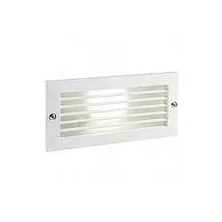Segnapasso Esterno Incasso Chiuso Escape Alluminio E Vetro Bianco Led 10W 3000K