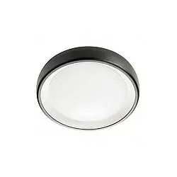 Plafoniera Esterno Moderna Loft Alluminio E Termoplastica Grigio Led 13W 4000K