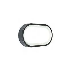 Plafoniera Esterno Moderna Orion Alluminio E Termoplastica Grigio Led 18W 4000K