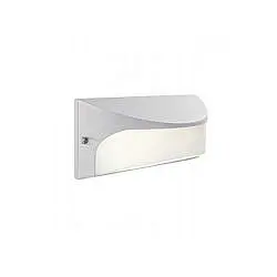 Applique Da Esterno Moderna Dome Alluminio E Termoplastica Bianco Led 10W 4000K