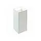 Applique Da Esterno Moderna Tower Alluminio E Vetro Bianco Led 6,6W 4000K