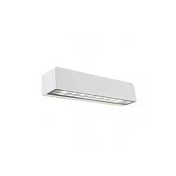 Applique Da Esterno Moderna Unit Alluminio E Vetro Bianco Led 9W 4000K