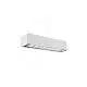 Applique Da Esterno Moderna Unit Alluminio E Vetro Bianco Led 9W 4000K