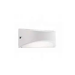 Applique Da Esterno Moderna Lhasa Alluminio E Termoplastica Bianco Led 10W 4000K