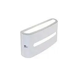 Applique Da Esterno Moderna Post Alluminio E Termoplastica Bianco Led 10W 4000K