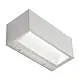 Applique Da Esterno Grande Biemissione Box Alluminio Grafite 20W Led 4000K