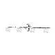 Applique Contemporanea Metropolitan Metallo Cromo Vetro Trasparente 4 Luci G9