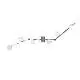 Applique Contemporanea Metropolitan Metallo Cromo Vetro Trasparente 6 Luci G9