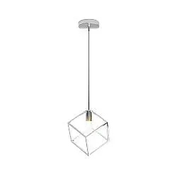 Sospensione Moderna Frame Metallo Cromo 1 Luce G9