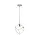 Sospensione Moderna Frame Metallo Cromo 1 Luce G9