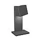 Lampada Scrivania-Ufficio Moderna Plate Metallo Grigio Antracite 1 Luce Gx53