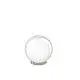Lampada Contemporanea Glitter Metallo Cromo Vetro Soffiato Trasp 1 Luce E14