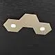 Plafoniera Moderna 3 Moduli Hexagon Metallo Sabbia 2 Luci Led 12X2W