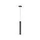 Sospensione Moderna Square Tube Metallo Grigio Antracite 1 Luce Gu10
