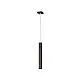 Sospensione Moderna Square Tube Metallo Marrone 1 Luce Gu10